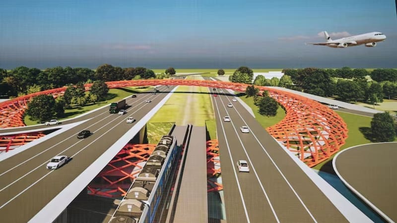 Edifican un túnel en la carretera más transitada de la Ciudad para acabar con el tráfico y embotellamientos (foto: archivo)