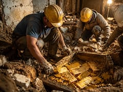 El descubrimiento del siglo | Unos albañiles encontraron 9 millones de euros en oro y monedas cuando rehabilitaban un edificio