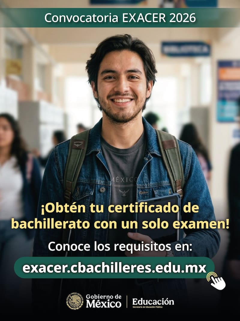 7 áreas de evaluación en EXACER.