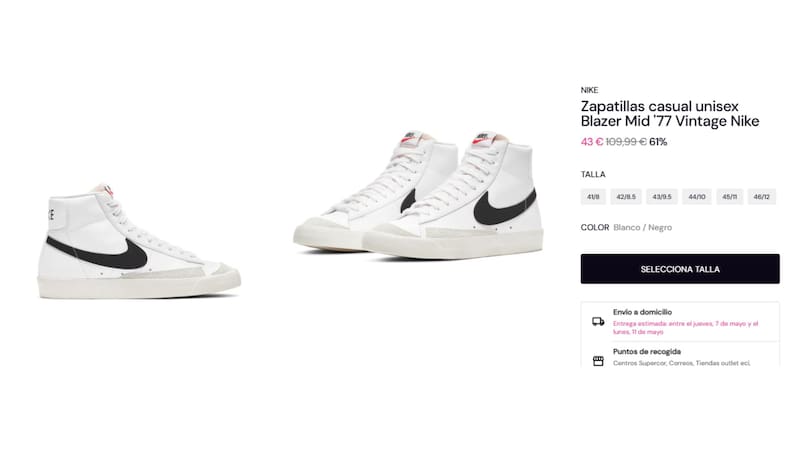Oferta imperdible | Outlet de Nike con zapatillas desde 35 euros: dónde queda y cómo aprovechar el 60% de descuento YA