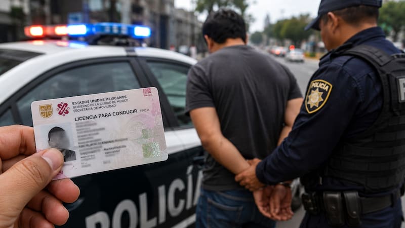 Oficial: CDMX, Jalisco, Nuevo León y Veracruz detendrán a cada conductor y meterán presos a quienes cometan esta grave infracción con la licencia