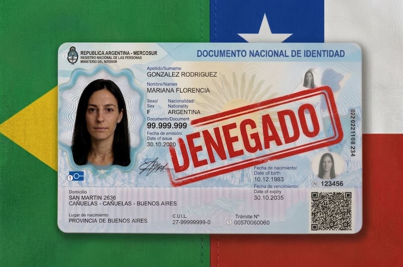 Oficial | Chile y Brasil prohíben el ingreso al país a todos los ciudadanos que no cumplan con estos requisitos en el DNI