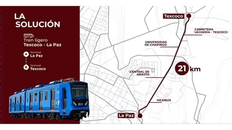 Oficial | Construirán una nueva línea de trenes que unirá a cuatro municipios con el centro del país: tendrá 12 estaciones y transportará a 127,000 personas diarias