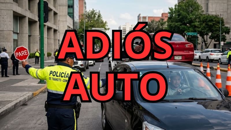 Oficial: controlarán auto por auto y retendrán los vehículos que incumplan infracciones graves en México