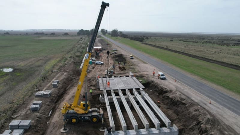 Avanzan los trabajos en la nueva autopista.