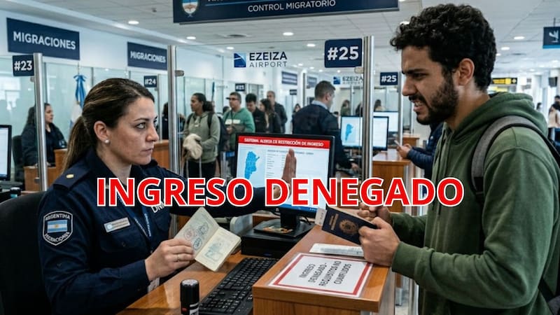 Oficial y confirmado | Argentina prohíbe el ingreso al país de los extranjeros que no hagan este trámite clave en su pasaporte
Fuente: IA