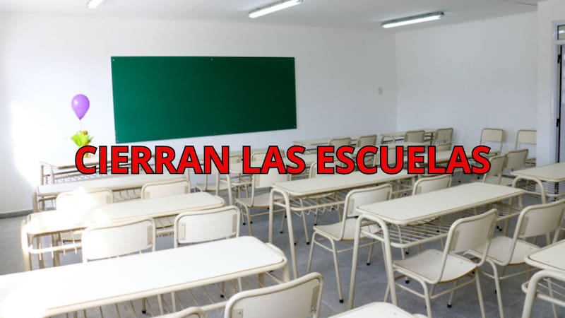 Oficial y confirmado | No habrá clases durante dos semanas y todas estas escuelas permanecerán cerradas a los alumnos
Fuente: Gob. de Córdoba / CANVA