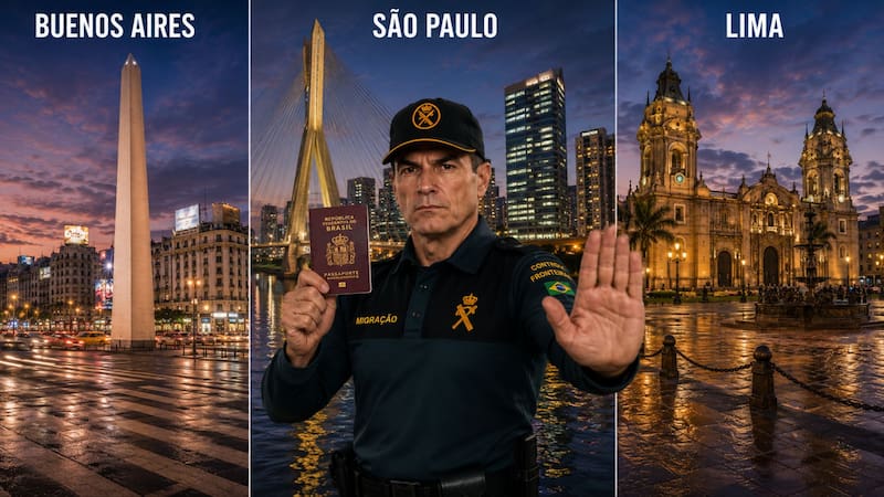 Oficial y confirmado | São Paulo, Buenos Aires y Lima prohíben el ingreso al país de ciudadanos que hayan postergado este trámite con su pasaporte