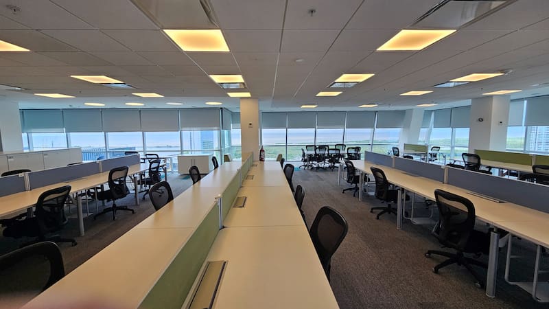 Una de las plantas de oficinas de la Torre Bouchard