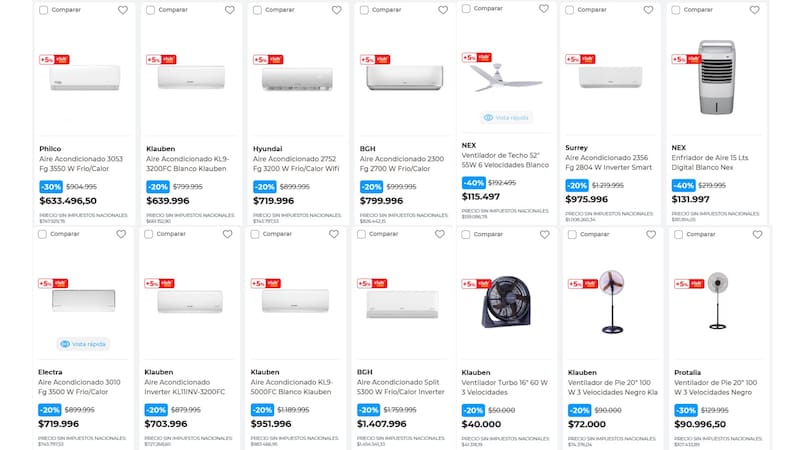 Ofrecen ventiladores y aires acondicionados con hasta 50% de descuento para el verano: cómo acceder a la oferta. Foto: Easy