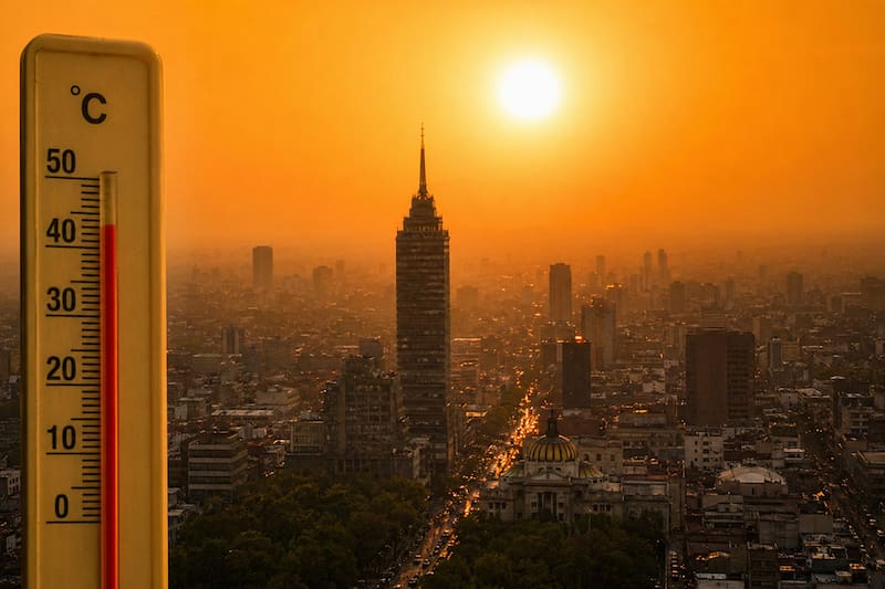 Reporte del SMN por ola de calor extrema en México