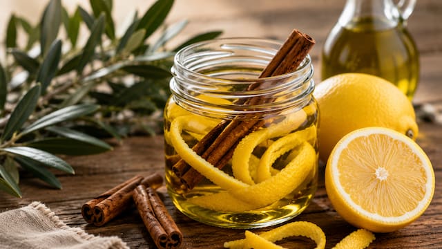 Mezclar cáscara de limón, canela y aceite de oliva: para qué sirve y por qué todos lo recomiendan