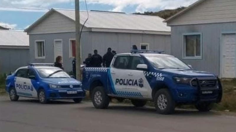 El operativo policial en Calafate.