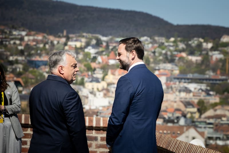 Orbán recibió el respaldo del vicepresidente estadounidense JD Vance.