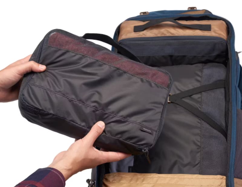 Estos nuevos organizadores de Decathlon son ideales para la valija.