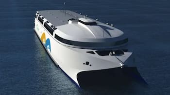 Orgullo nacional: zarpa el primer barco eléctrico del mundo que conectará a Argentina con un país clave