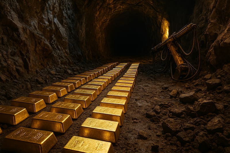 Los análisis preliminares indican que a 2000 metros de profundidad han sido identificadas 300 toneladas de oro, mientras que el total estimado supera las 1000 toneladas, con un valor aproximado de 600.000 millones de yuanes.