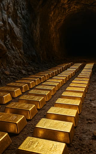 Hallazgo del siglo | Encuentran lingotes de oro a más de mil metros abajo de la tierra y es todo de un solo país