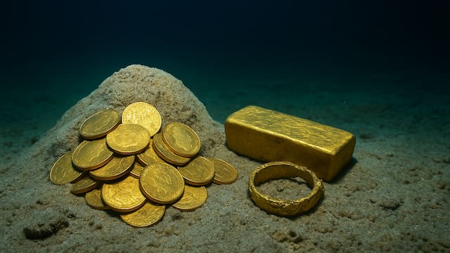 El hallazgo del siglo: encuentran decenas de toneladas de oro a 2000 metros bajo el mar y pertenece todo a una provincia