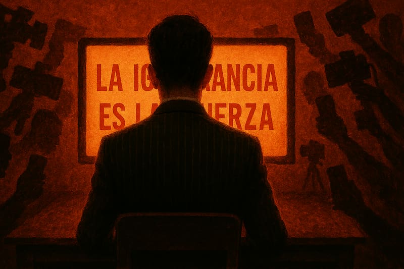 Orwell, escritor | “En tiempos de engaño universal, decir la verdad se convierte en un acto revolucionario”. Foto (IA)