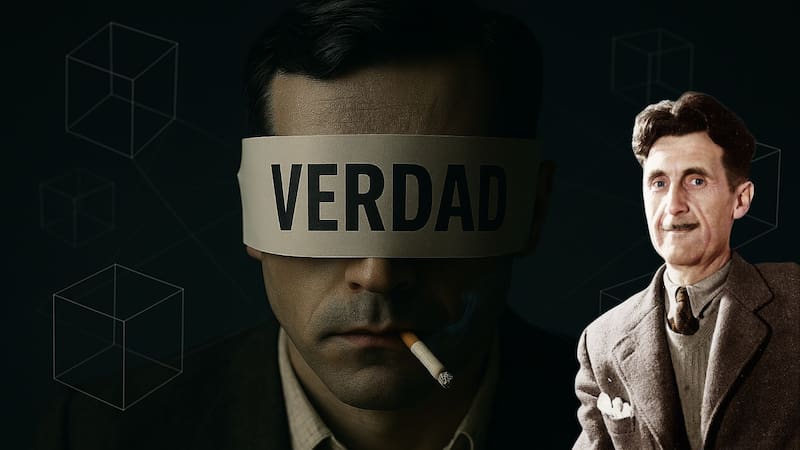 Orwell, escritor | “En tiempos de engaño universal, decir la verdad se convierte en un acto revolucionario”. Foto (IA)