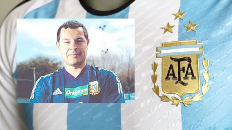Oscar Moreno fue bicampeón con la Selección argentina de no videntes.