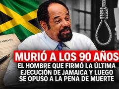Murió a los 90 años el hombre que firmó la última ejecución de Jamaica y después se convirtió en un firme opositor a la pena de muerte