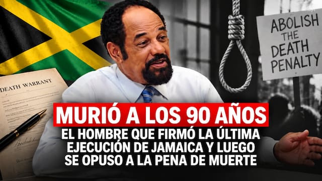 Murió a los 90 años el hombre que firmó la última ejecución de Jamaica y después se convirtió en un firme opositor a la pena de muerte