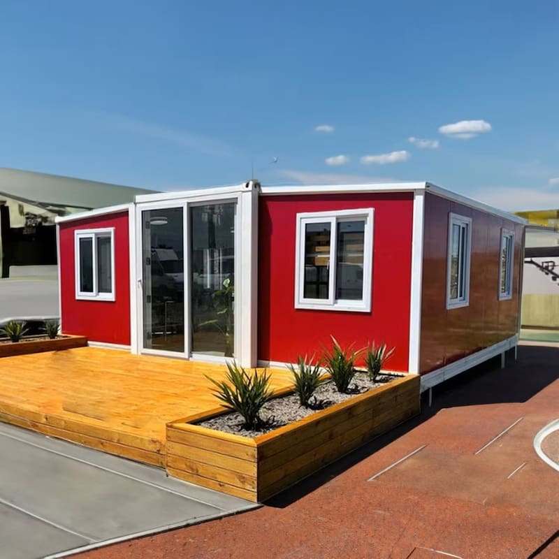 Otro modelo de las casas de contenedores (Fuente: alibaba.com)