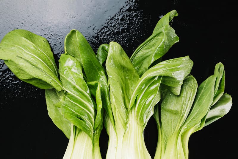El pak choi pertenece a la familia de las crucíferas, al igual que el brócoli o el repollo, lo que ya lo posiciona como un alimento con alto valor nutricional. Imagen: Freepik.