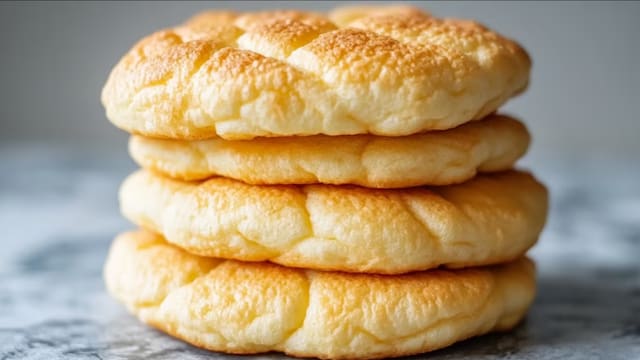 Pan nube en sartén: la receta esponjosa, sin harina y en 10 minutos