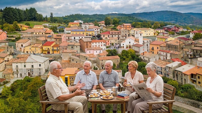 El pueblo que ofrece 5.000 euros para mudarse. Imagen ilustrativa IA.
