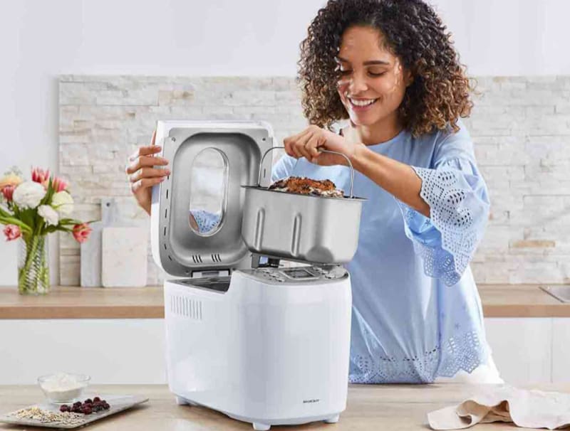 La nueva panificadora automática de Lidl cuenta con 16 funciones especiales para realizar comidas. (Fuente: Lidl)