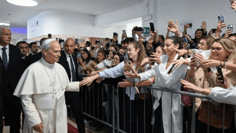 El Papa -en el ospital Gemelli