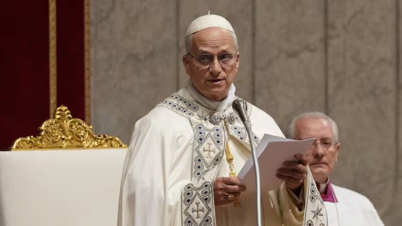 El papa León XIV se refirió al conflicto de Medio Oriente.
