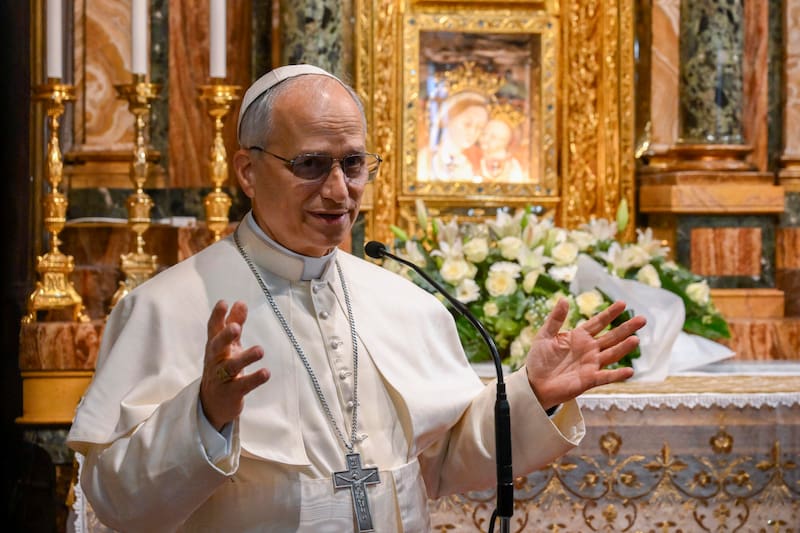 Papa León XIV oración.