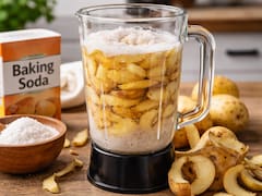 Licuar cáscara de papa con bicarbonato: por qué recomiendan hacerlo y para qué sirve