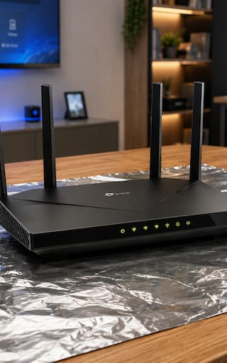 Colocar un trozo de papel aluminio debajo del módem del WiFi: por qué lo recomiendan y para qué sirve