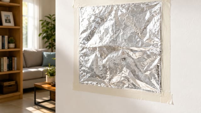 Adherir papel aluminio en la pared: por qué se recomienda y para qué sirve
