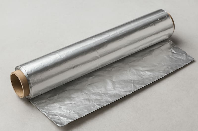 El papel aluminio se utiliza en distintas tareas domésticas.