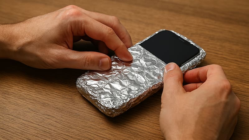 Envolver el celular con papel aluminio tiene varias ventajas.