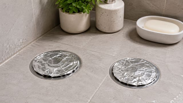 Colocar papel aluminio en las rejillas del baño: para qué sirve y por qué recomiendan hacerlo a diario