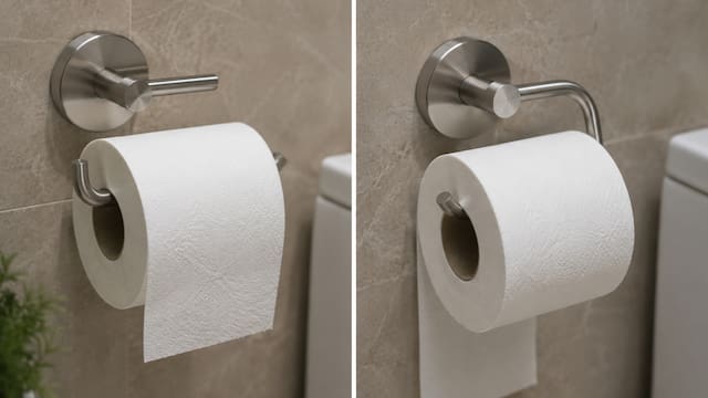 Colocar el papel higiénico hacia delante o hacia atrás: cuál es la posición correcta y por qué recomiendan hacerlo solo de una forma