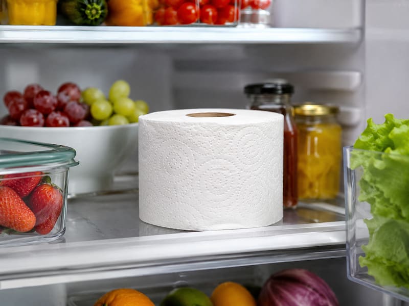 Colocar el papel higiénico en la heladera: para qué sirve y por qué recomiendan hacerlo.