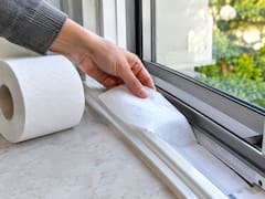 Poner papel higiénico en los rieles de ventanas y ventanales: por qué recomiendan hacerlo y para qué sirve