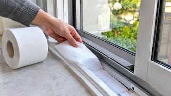 Poner papel higiénico en los rieles de ventanas y ventanales: por qué recomiendan hacerlo y para qué sirve
