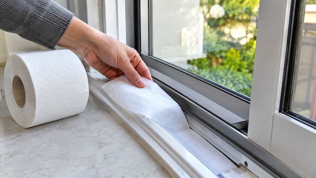 Poner papel higiénico en los rieles de ventanas y ventanales: por qué recomiendan hacerlo y para qué sirve