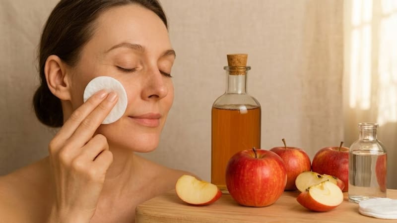 Para qué sirve lavarse la cara con vinagre de manzana y por qué lo recomiendan