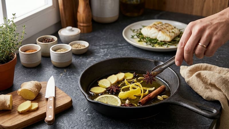 Para qué sirve temperar cáscara de limón con jengibre y especias y cómo aplicarlo en tus comidas