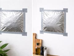 Pegar papel aluminio sobre las paredes de la casa: por qué lo recomiendan y para qué sirve